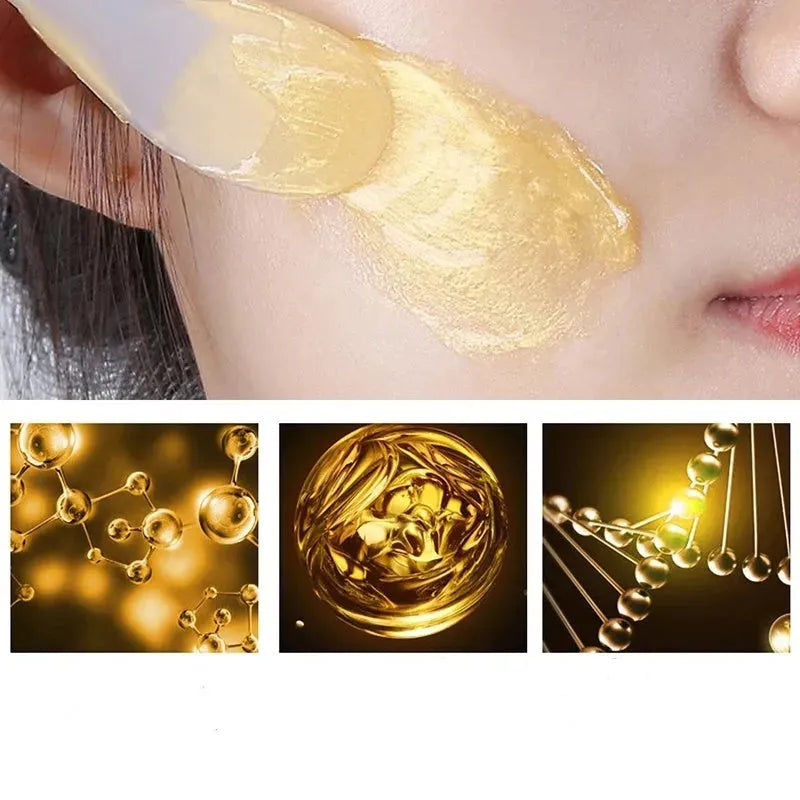 Gold Foil Snail Tear-Off Mask Hydrating Bracelets - Tophatter Daily Deals
