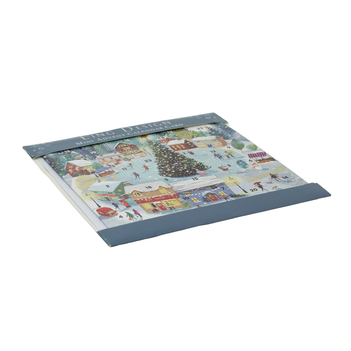 Skating in the Snow Advent Calendar Greetings Card | Christmas Advent Calendar Advent Calendar - Tophatter Daily Deals