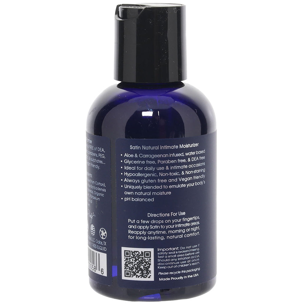 Satin Glycerine Free Natural Lubricant in 4.2oz/125mL Lubes and Lotions > Water Based Sex Lubes - Tophatter Daily Deals