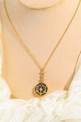 Vintage Blue Sandstone Pendant Copper Necklace Necklaces - Tophatter Daily Deals
