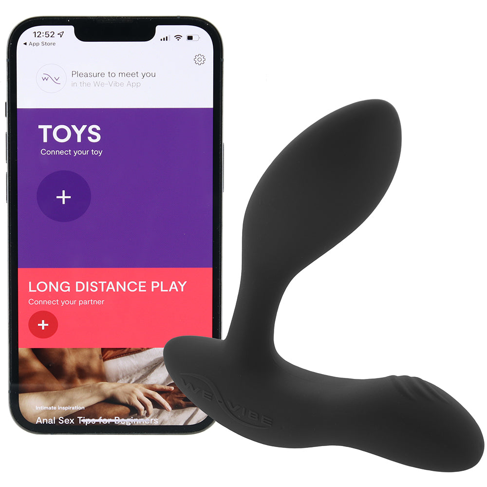 We-Vibe Vector + Prostate Massager in Charcoal Anal Sex Toys > Prostate Massagers - Tophatter Daily Deals