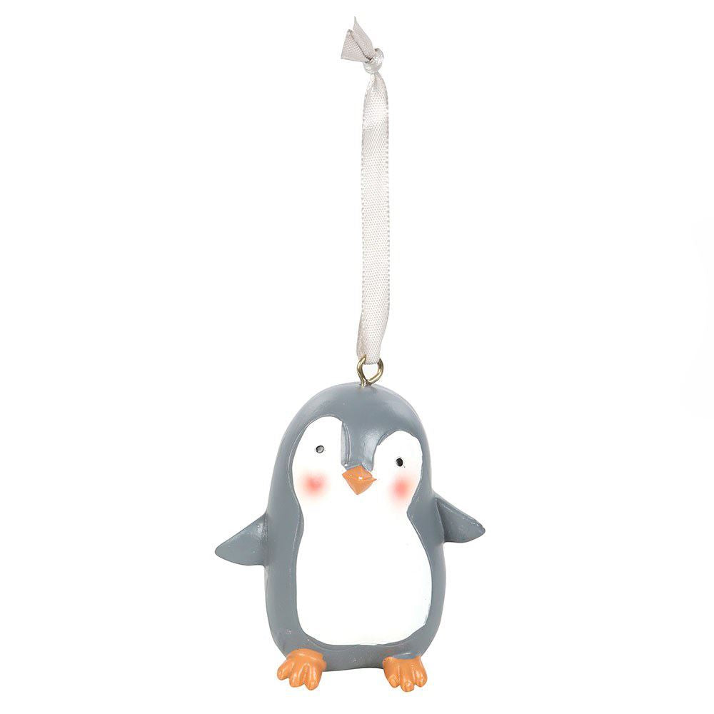 Baby Penguin Christmas Tree Bauble | Resin Penguin Christmas Tree Ornament Baubles - Tophatter Daily Deals