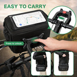 Bicycle Handlebar Bag with Phone Case Mount Sports & Fitness > Bikes & Accessories > Bicycle Bags - Tophatter Daily Deals