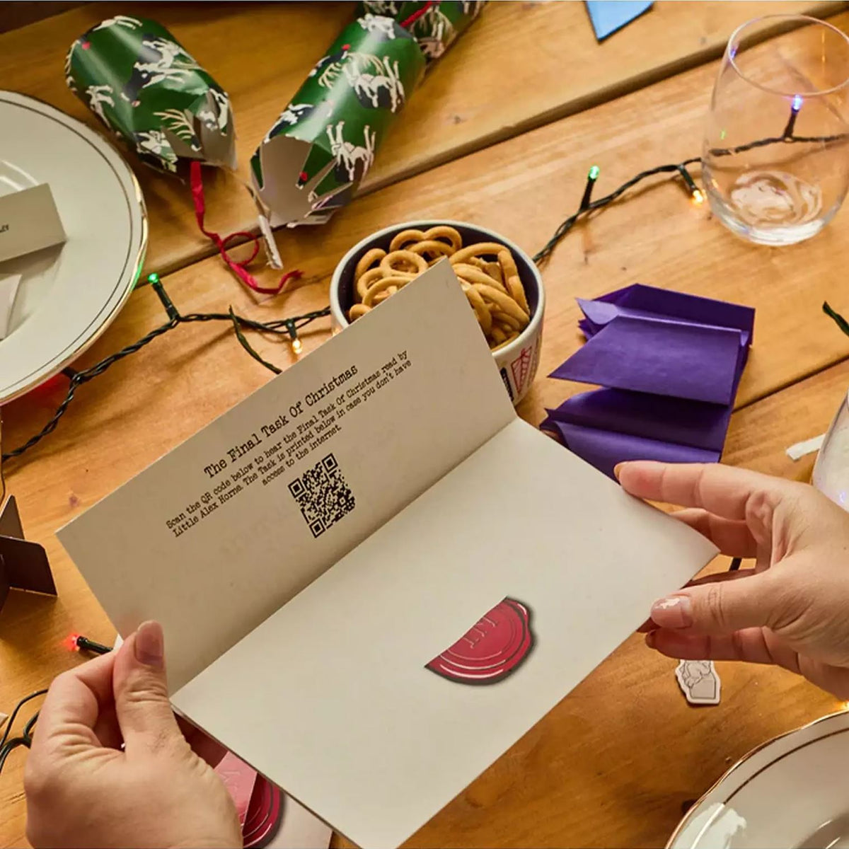 Taskmaster 2025 Christmas Crackers Pack of 6 with Original Tasks and Trophy Christmas Cracker - Tophatter Daily Deals
