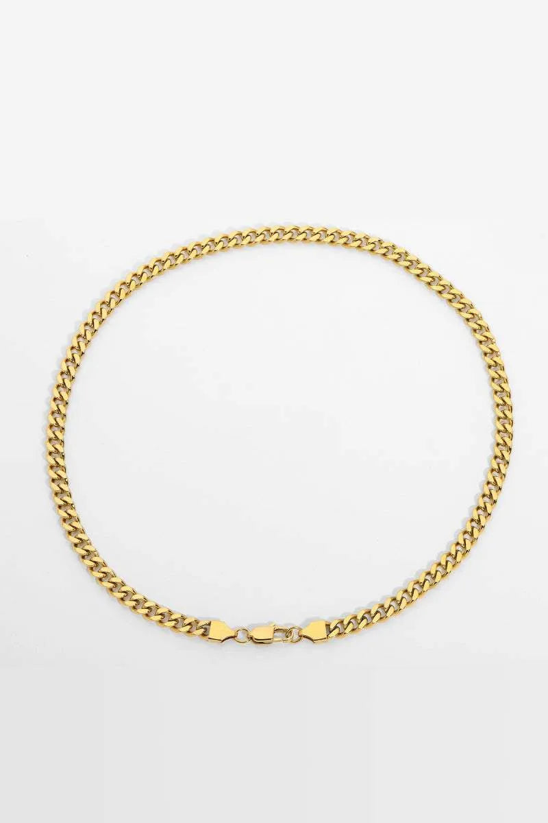 Gold Plated Stainless Steel Necklace Necklaces - Tophatter Daily Deals