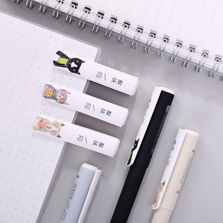 Black Gel Pen Full Needle Tube Water Pen Signature Pen Gel Pen 0 - Tophatter Daily Deals