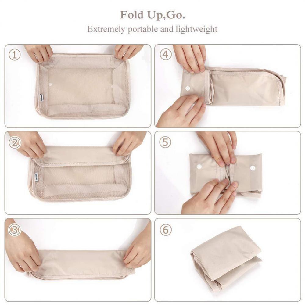 8-piece Set Luggage Divider Bag Travel Storage Clothes Underwear Shoes Organizer Packing Cube Bag 0 - Tophatter Daily Deals