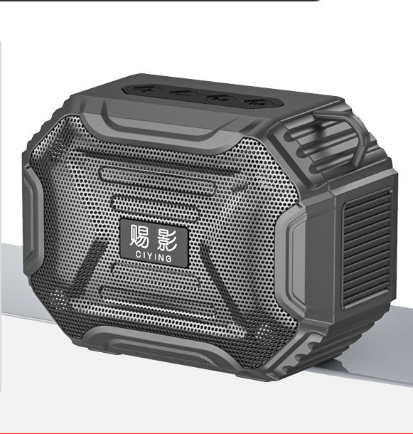 Bluetooth Speaker Overweight Subwoofer Mobile Phone Wireless Car Waterproof Mini Speaker Grey 0 - Tophatter Daily Deals