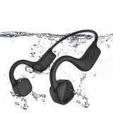 Bone Conduction Swimming IPX8 Waterproof Fitness Ear Headphones 0 - Tophatter Daily Deals