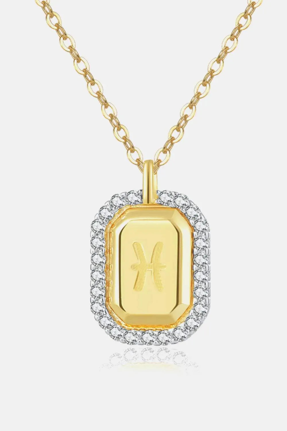 Zircon Decor Constellation Pendant Necklace Necklaces - Tophatter Daily Deals