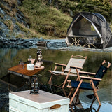 Folding Table with Mesh Seat Furniture > Outdoor > Outdoor Tables - Tophatter Daily Deals
