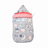 Baby Cotton Beanie Velvet Sleeping Bag Autumn And Winter Thickening Crayon drawing 0 - Tophatter Daily Deals