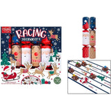 6 Racing Reindeer Christmas Crackers | Family Crackers with Pull-Back Reindeers Christmas Cracker - Tophatter Daily Deals