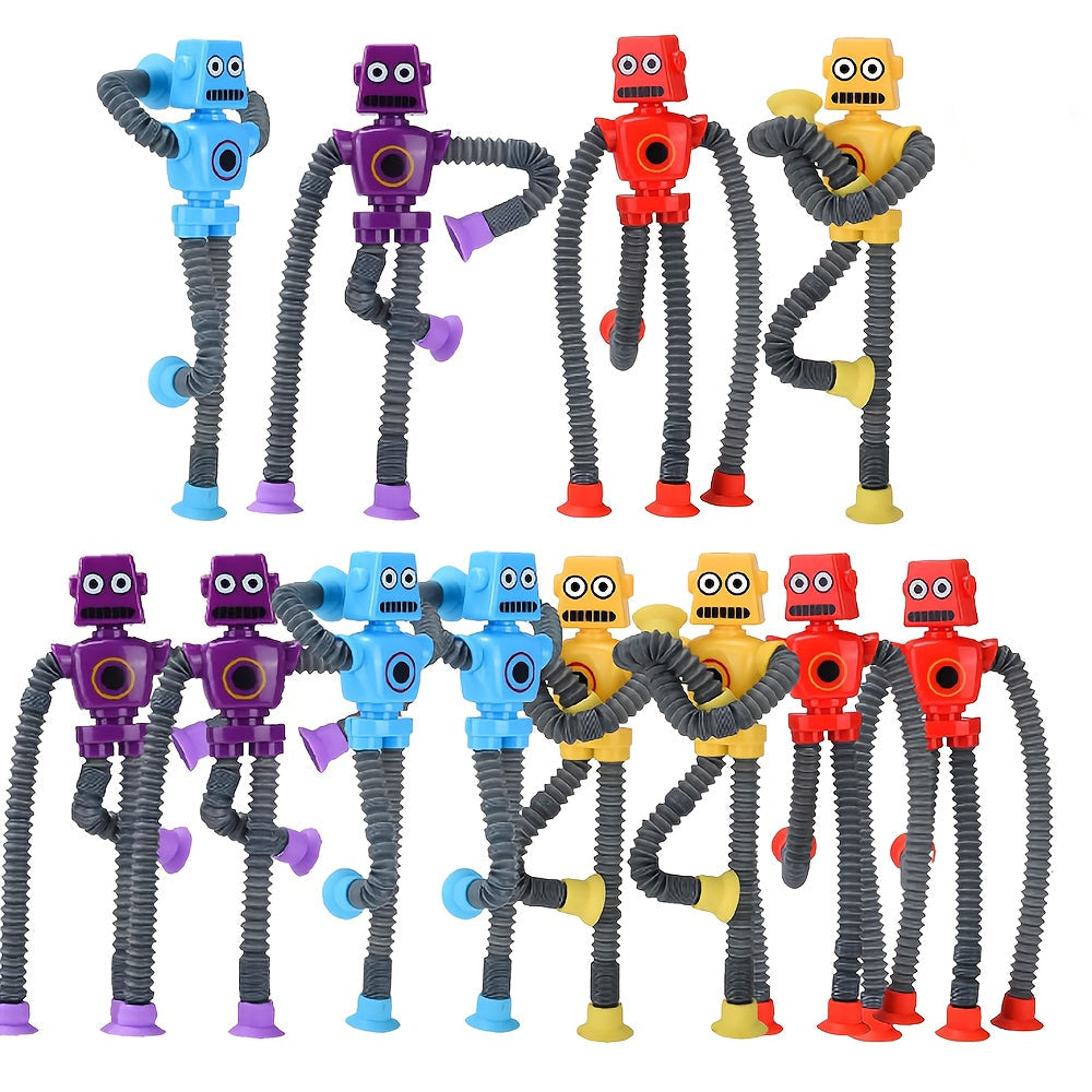 Telescopic Tube Robot Toys (10 Pack) Halloween - Tophatter Daily Deals