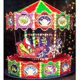3D Revolving Carousel Christmas Advent Calendar | Build Your Own Advent Calendar Advent Calendar - Tophatter Daily Deals