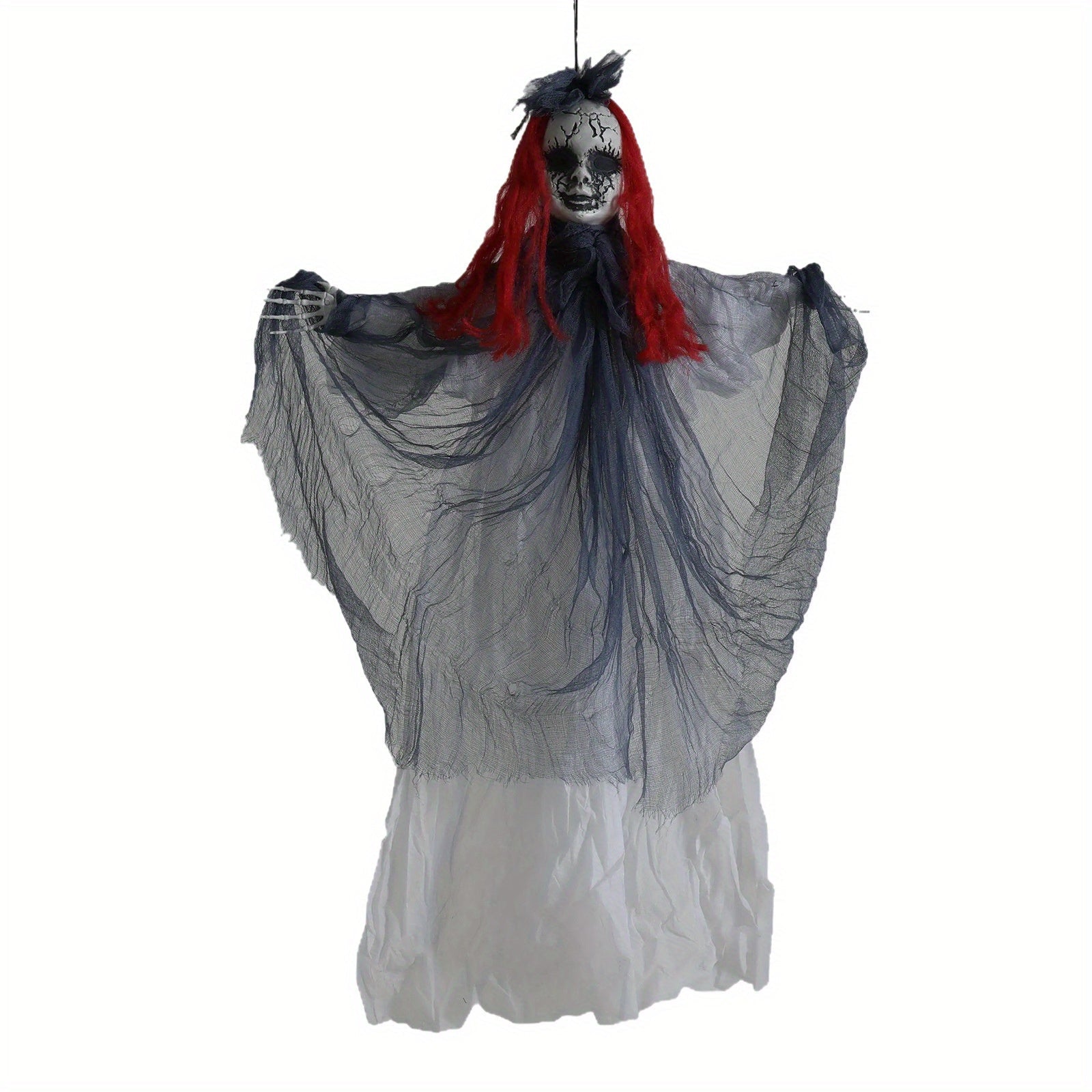Halloween Red Haired Ghost Doll Set Halloween - Tophatter Daily Deals