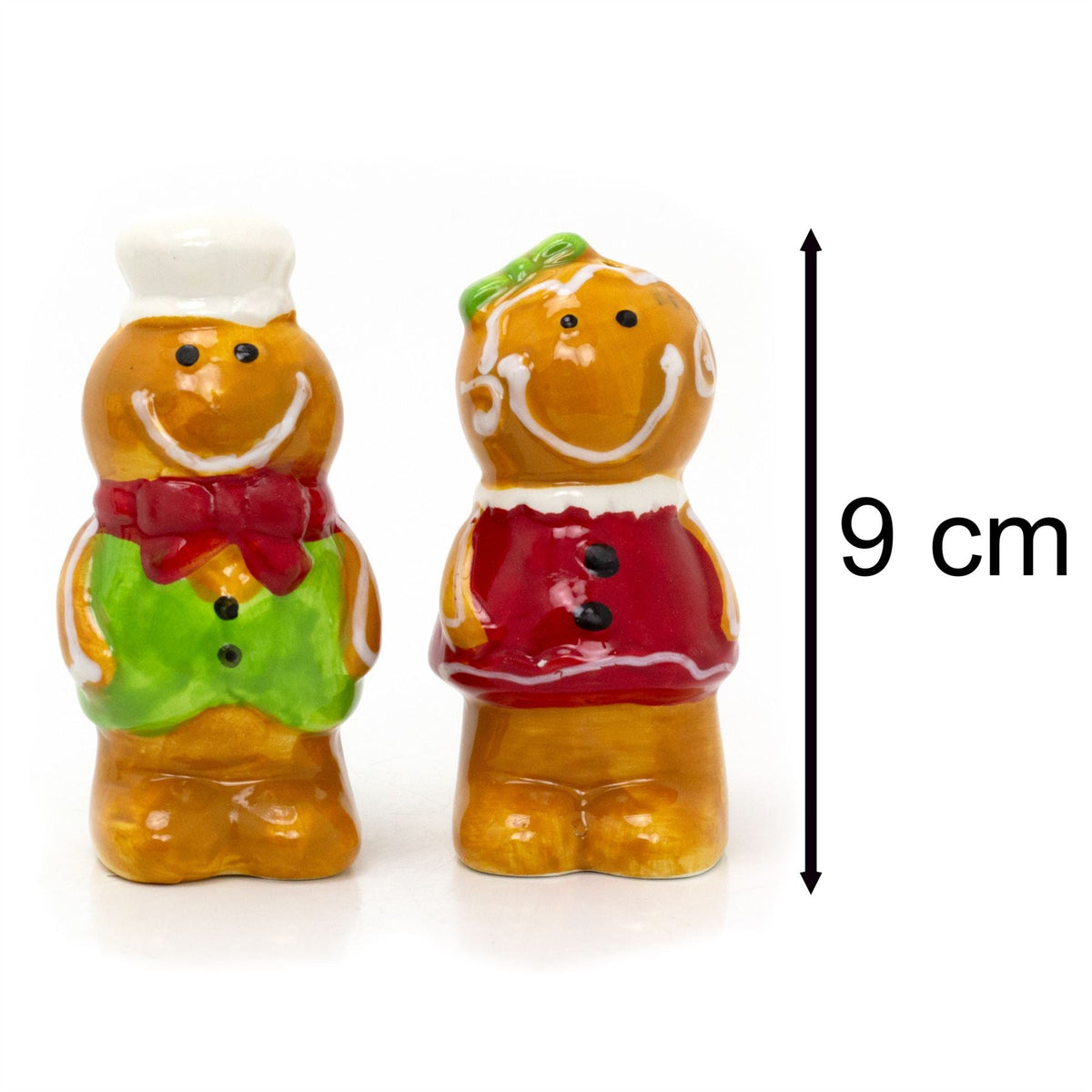 Christmas Gingerbread Salt & Pepper Pots | Festive Novelty Salt & Pepper Shakers Salt and Pepper Shakers - Tophatter Daily Deals