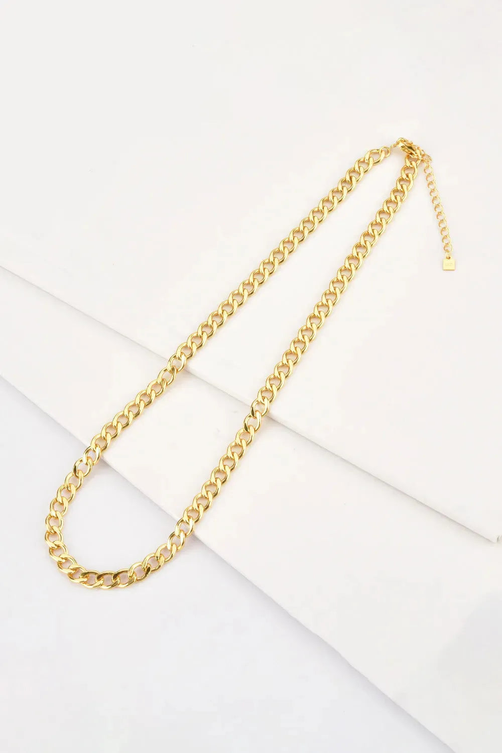 925 Sterling Silver Chain Necklace Gold One Size Necklaces - Tophatter Daily Deals