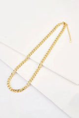 925 Sterling Silver Chain Necklace Gold One Size Necklaces - Tophatter Daily Deals