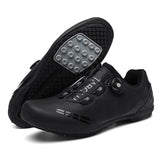 Breathable Cycling Shoes For Men Outdoor Sports Bike Sneakers Women Bicycle Shoes Road Cleats Sneakers Zapatillas Ciclismo Rubber models Black 0 - Tophatter Daily Deals