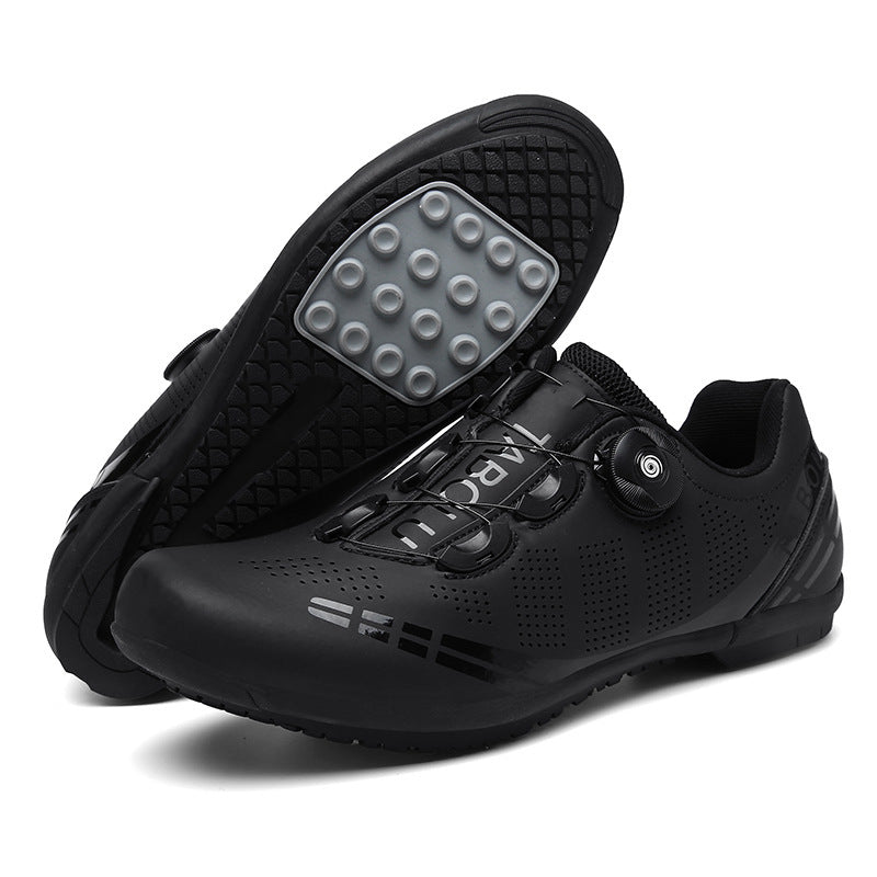 Breathable Cycling Shoes For Men Outdoor Sports Bike Sneakers Women Bicycle Shoes Road Cleats Sneakers Zapatillas Ciclismo Rubber models Black 0 - Tophatter Daily Deals