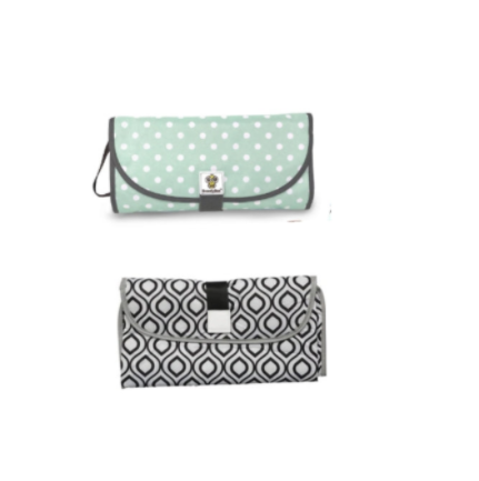 Baby's Polyester Portable Pilch Change Green Gray Average Size 0 - Tophatter Daily Deals