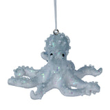 Pale Blue Octopus Christmas Bauble | Resin Sea Creature Tree Ornament - 9cm Baubles - Tophatter Daily Deals