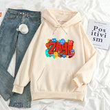Warm Unisex Hoodie - Oversized, Polyester Fleece, Casual Khaki 3D Changing Face Moving Picture Frame - Tophatter Daily Deals