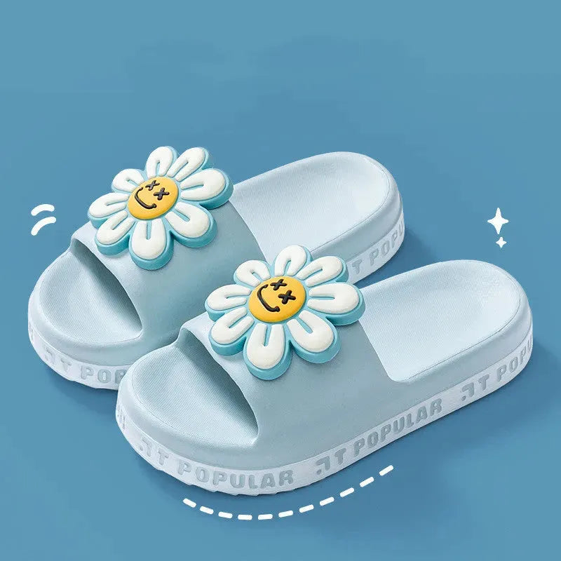 Bloom Boostersâ„¢ Kawaii Slippers for Fancy Feet! Sky Blue Slippers - Tophatter Daily Deals