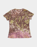 BEAUTIFUL PURPLE GITTER DESIGN CREATED BY FLIPSTYLEZ Women's All-Over Print Tee All-Over Print Tees & Tops - Tophatter Daily Deals