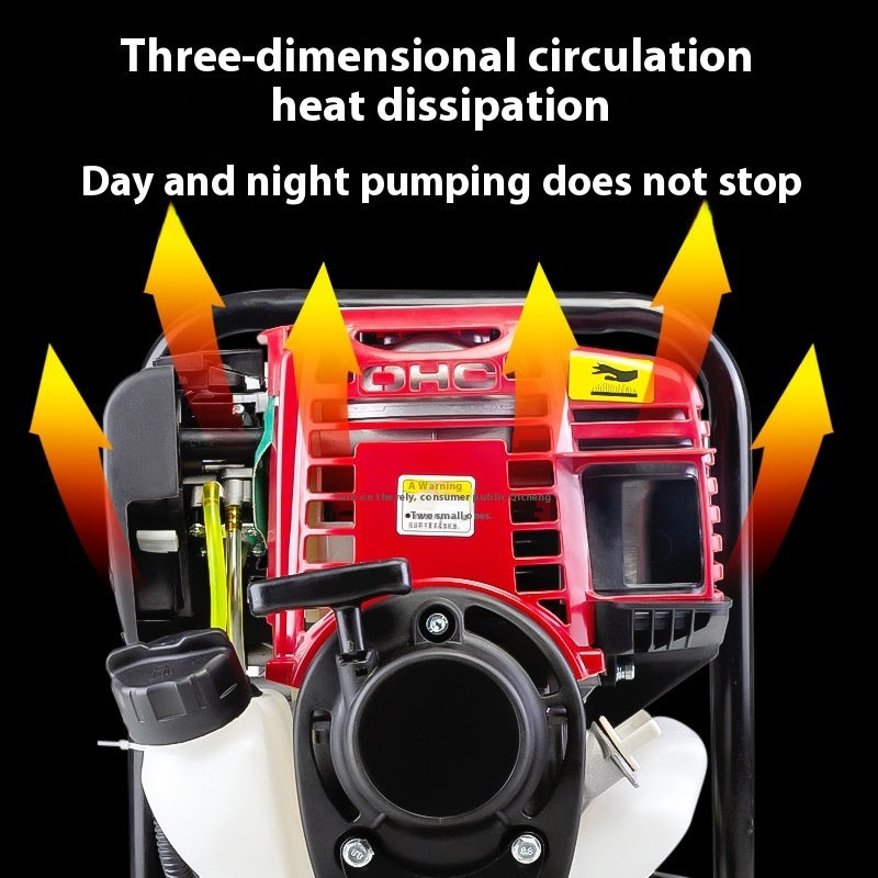 139 Power Four-stroke Gasoline Engine Self-priming Pumping Water Device 0 - Tophatter Daily Deals