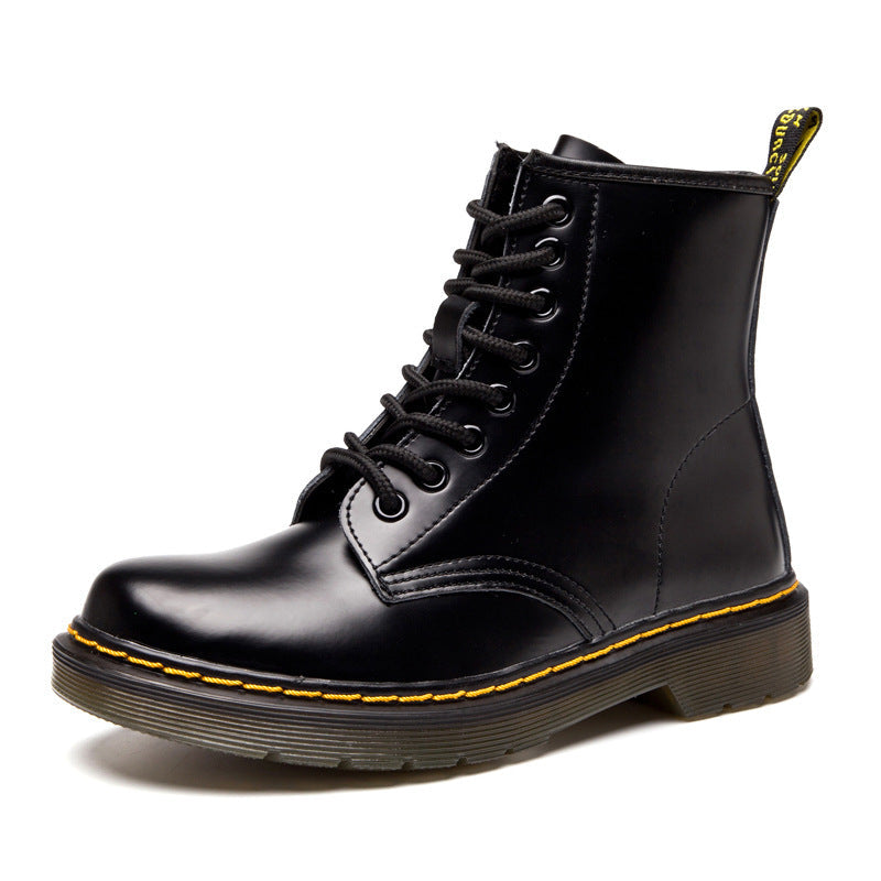 Autumn And Winter New British Martin Boots Foreign Trade Black 0 - Tophatter Daily Deals