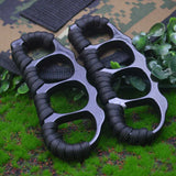 Brass Knuckles Ring Bracelet, Pea Pod Design, Finger Tiger Fist Buckle-GS133 Pocket Knives - Tophatter Daily Deals