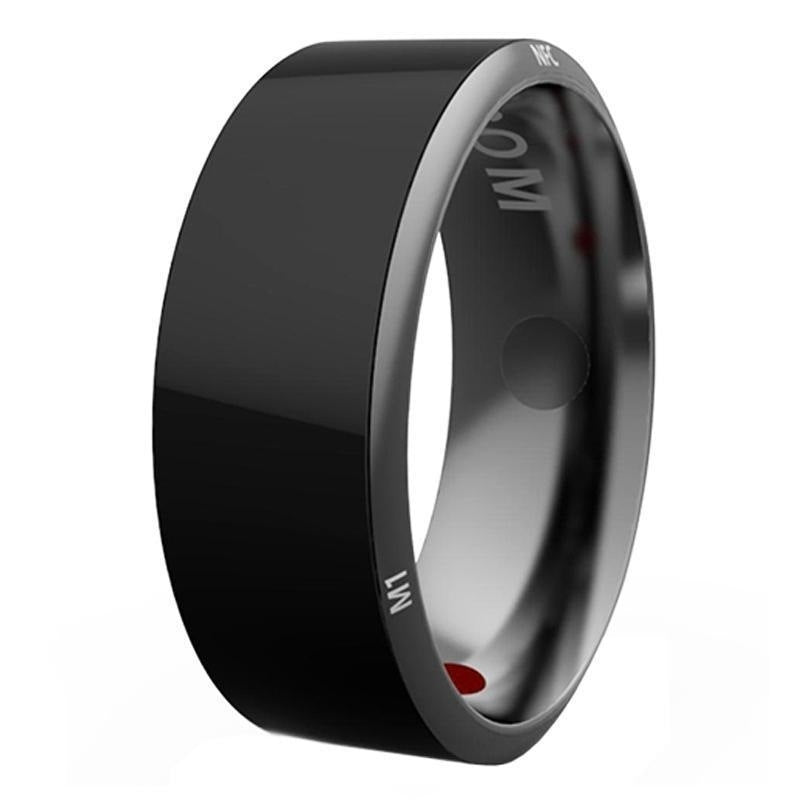 Black Technology Ring Solar Android Temperature Magic Net Red Smart Sci-Fi Bluetooth Ring 0 - Tophatter Daily Deals