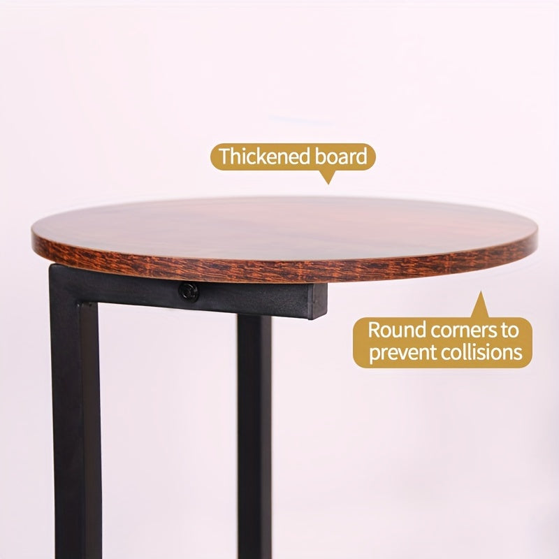 Double-Layer Metal Frame Storage Side Table End Tables - Tophatter Daily Deals