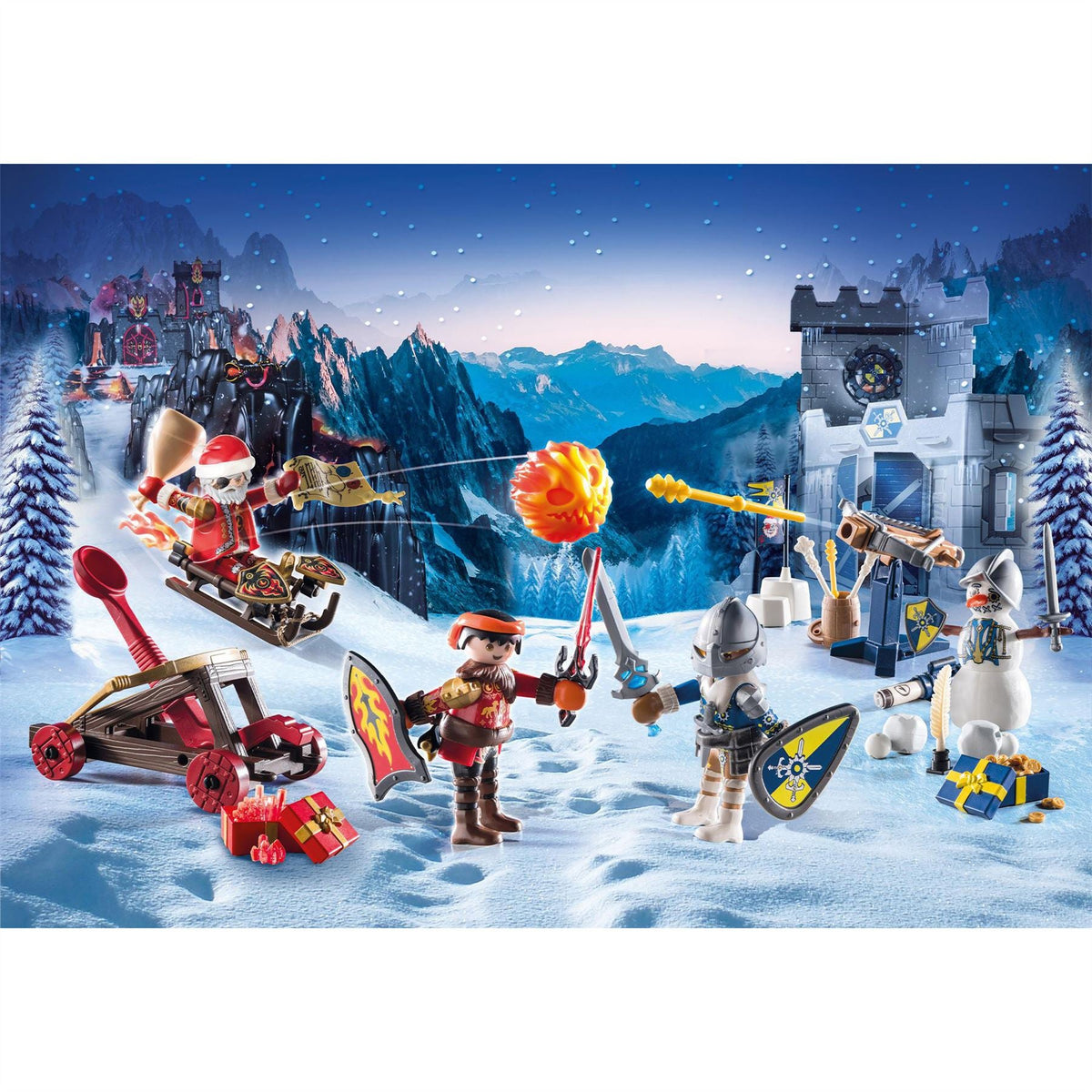 Playmobil Novelmore Battle in the Snow - Children's Christmas Advent Calendar Advent Calendar - Tophatter Daily Deals