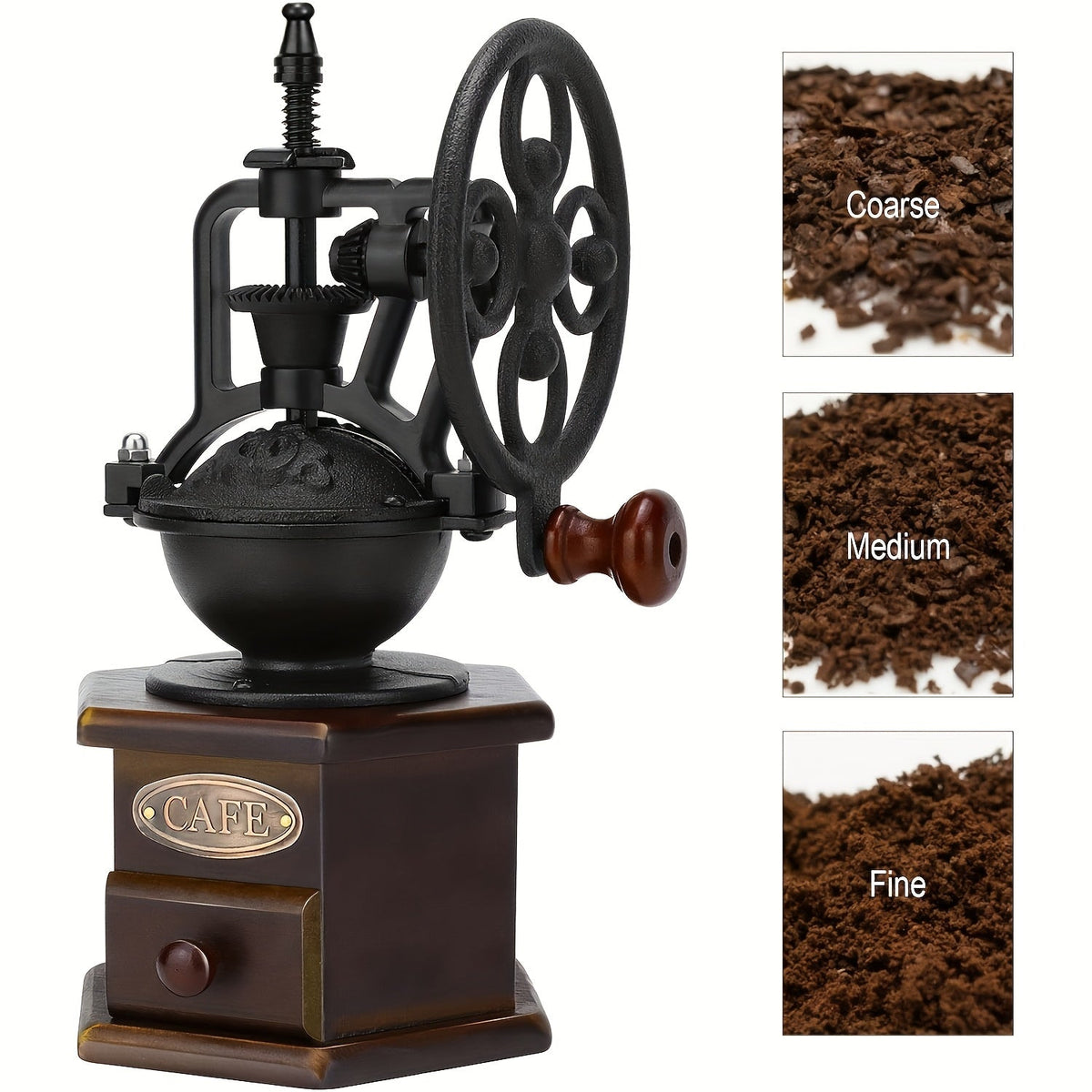Manual Coffee Grinder Vintage Mill Appliances > Kitchen Appliances > Coffee Machines & Accessories - Tophatter Daily Deals