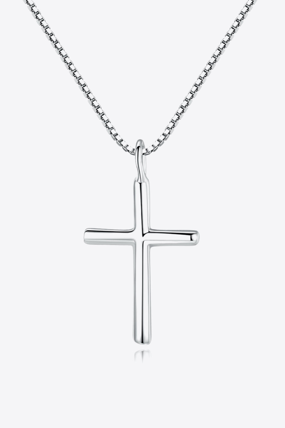 Cross Pendant 925 Sterling Silver Necklace Necklaces - Tophatter Daily Deals