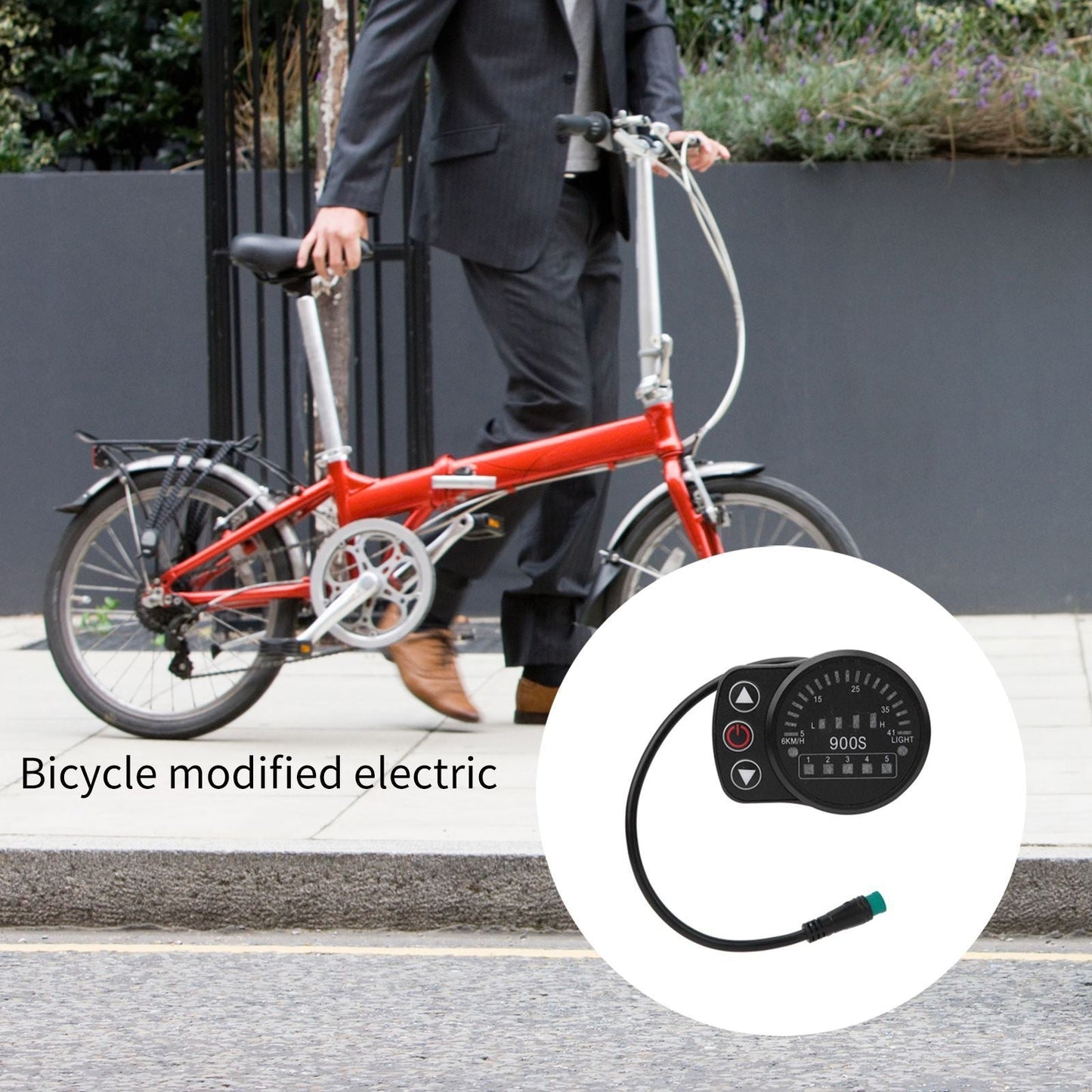 Bicycle Modified Lithium Battery Power With Quantum KT-LED900S Meter 0 - Tophatter Daily Deals