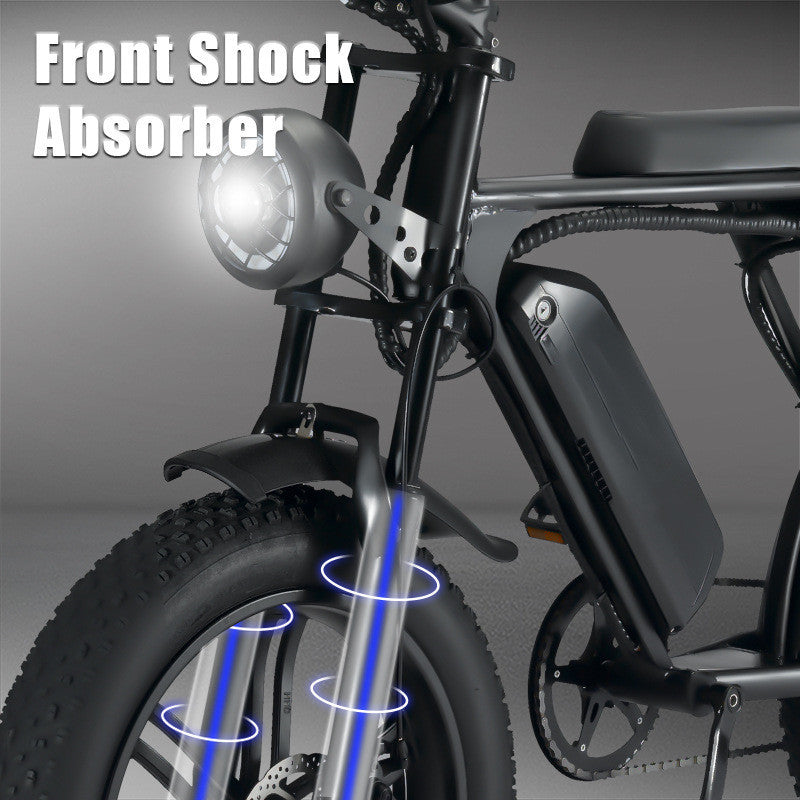20 Inch 48 V Power Bicycle Fat Tire Snow 0 - Tophatter Daily Deals