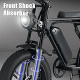 20 Inch 48 V Power Bicycle Fat Tire Snow 0 - Tophatter Daily Deals