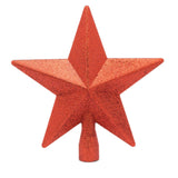 Stylish Red Star Christmas Tree Topper | Christmas Tree Star Xmas Star Tree Topper | Red Christmas Tree Decorations Tree Decoration - Tophatter Daily Deals
