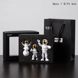 Astronaut Astronaut Series Birthday Gift Box Set Ornament Gold 3pcs gift box set 0 - Tophatter Daily Deals
