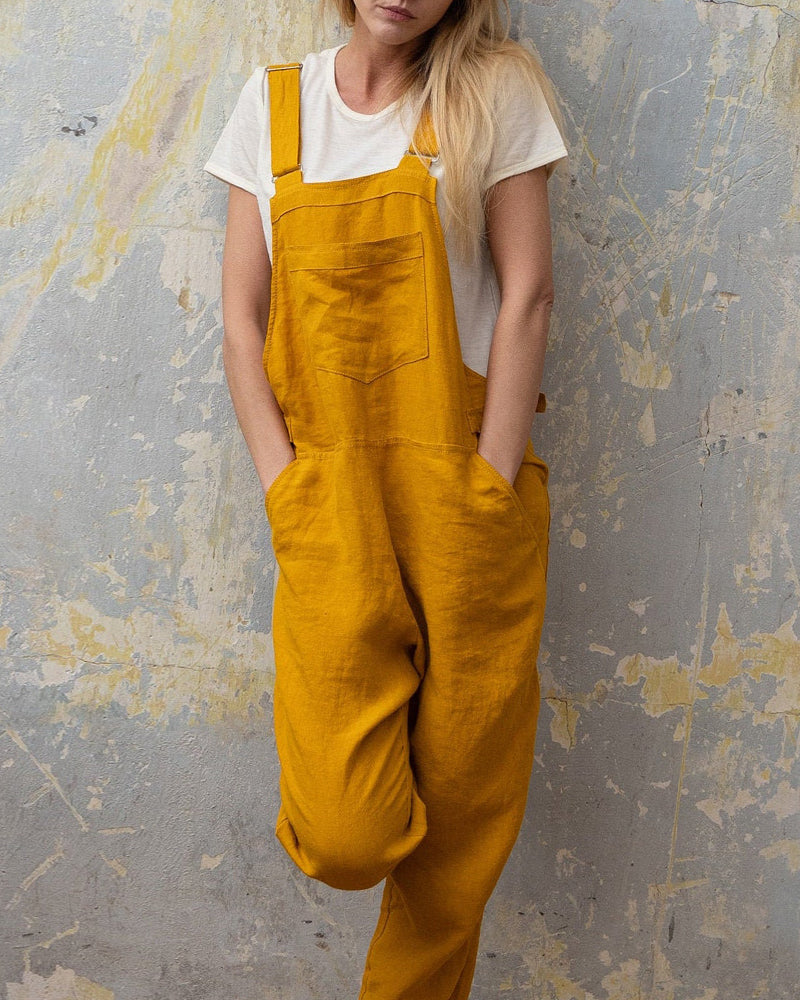 Overall Romper Jumpsuit Yellow Jumpsuits & Rompers - Tophatter Daily Deals