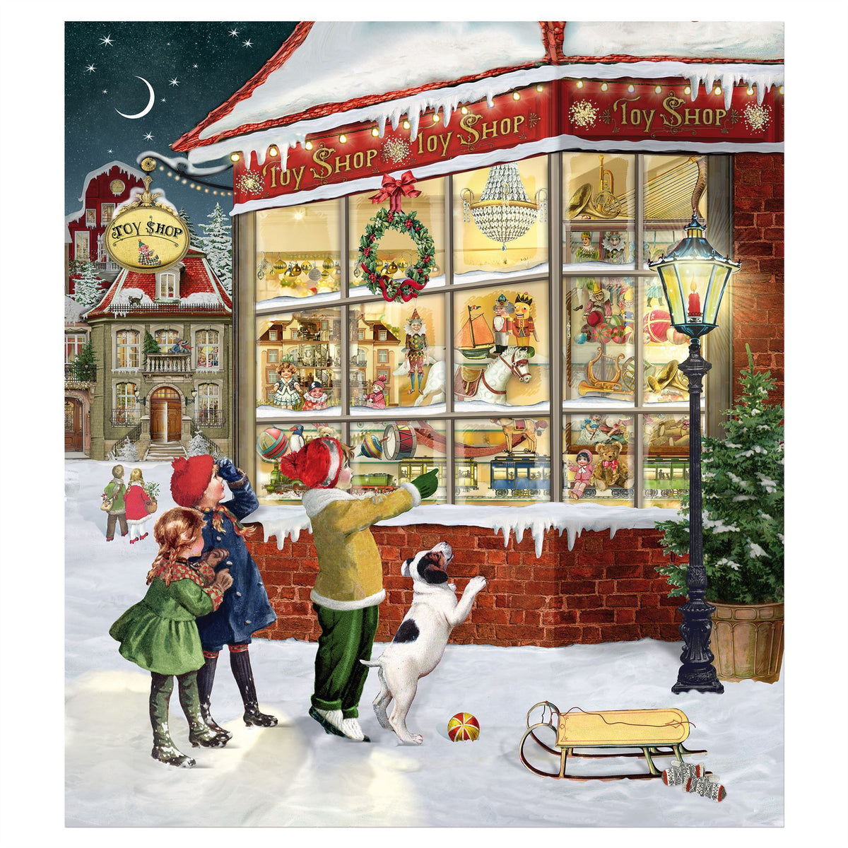 Christmas Advent Calendar The Toy Shop at Christmas Traditional Advent Calendar Advent Calendar - Tophatter Daily Deals