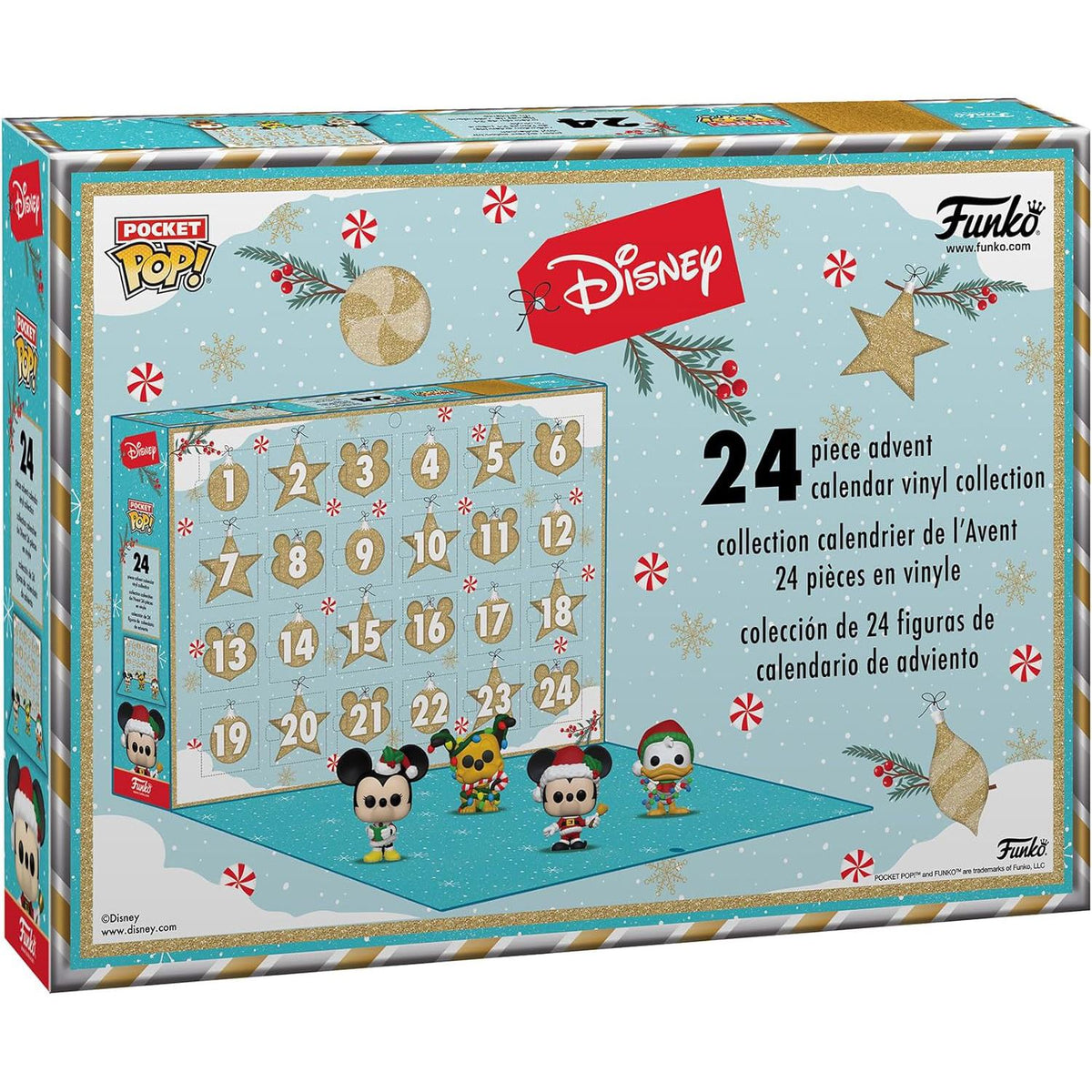 Funko Pop Disney Christmas Advent Calendar | Kids Collectable Pocket Pops Advent Calendar - Tophatter Daily Deals