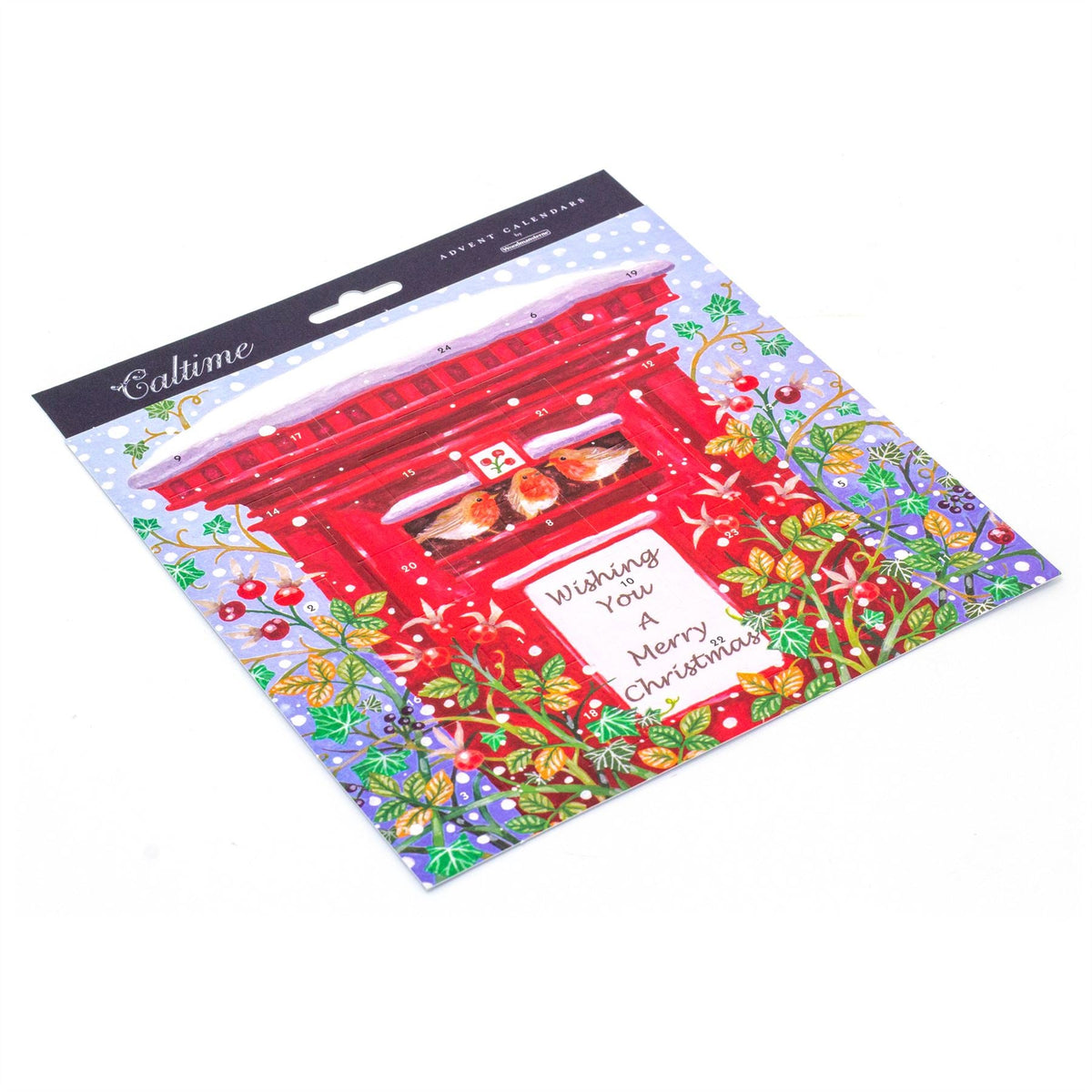 Christmas Advent Calendar Winter Robins | Traditional Picture Advent Calendar Advent Calendar - Tophatter Daily Deals