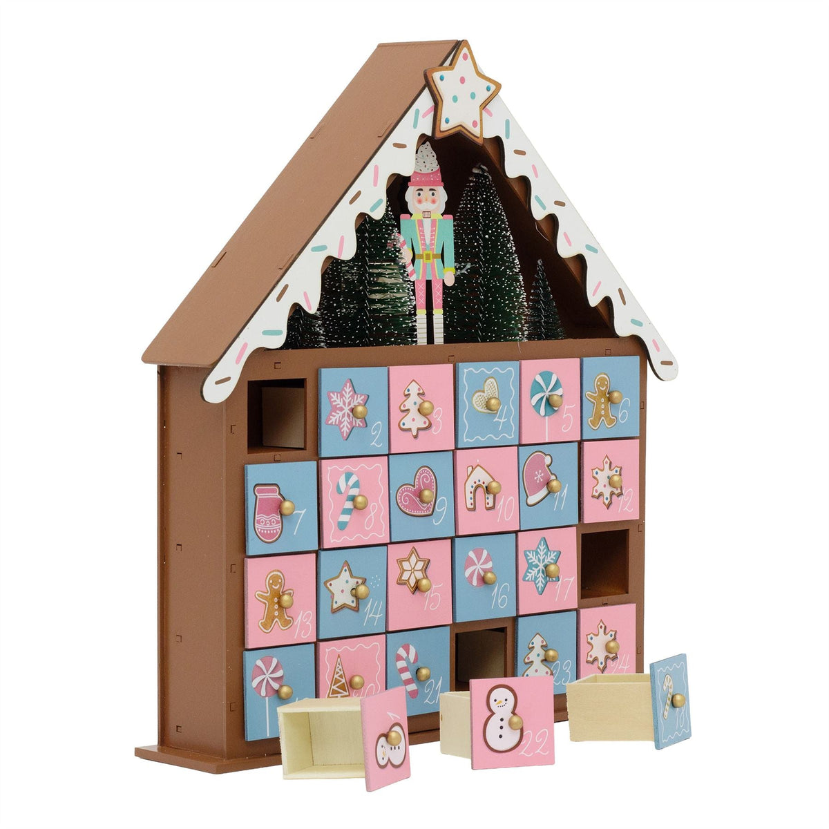 Nutcracker Candy LED Christmas Advent Calendar | Fill Our Own Advent Calendar Advent Calendar - Tophatter Daily Deals