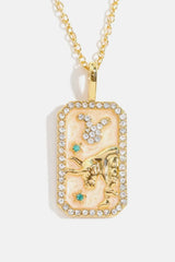 Rhinestone Constellation Pendant Copper Necklace Necklaces - Tophatter Daily Deals