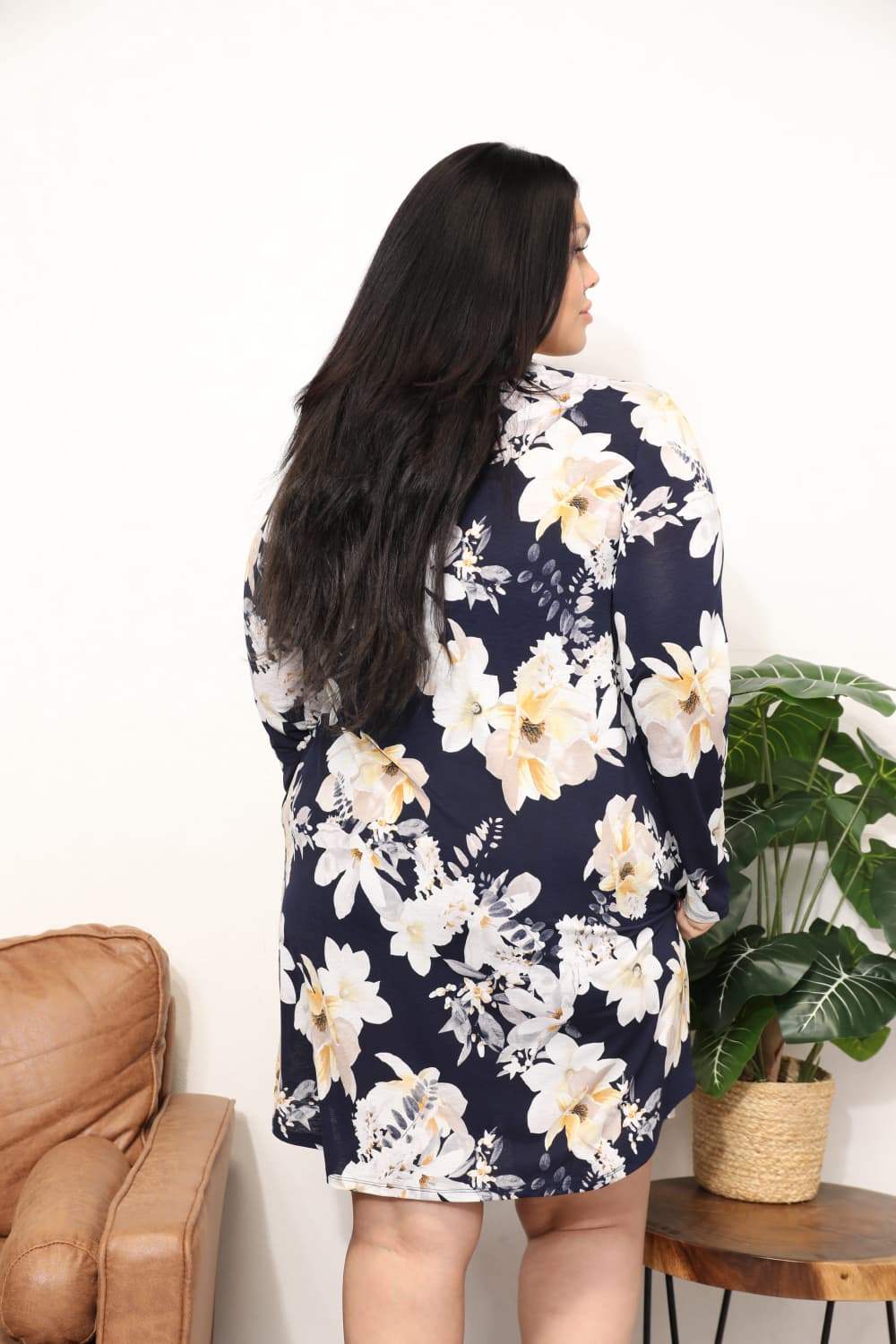 Sew In Love Full Size Flower Print Shirt Dress Casual Dresses - Tophatter Daily Deals